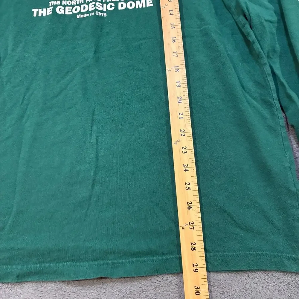The North Face Dark Green Outdoor Graphic Long Sleeve Shirt Men's Size Large
